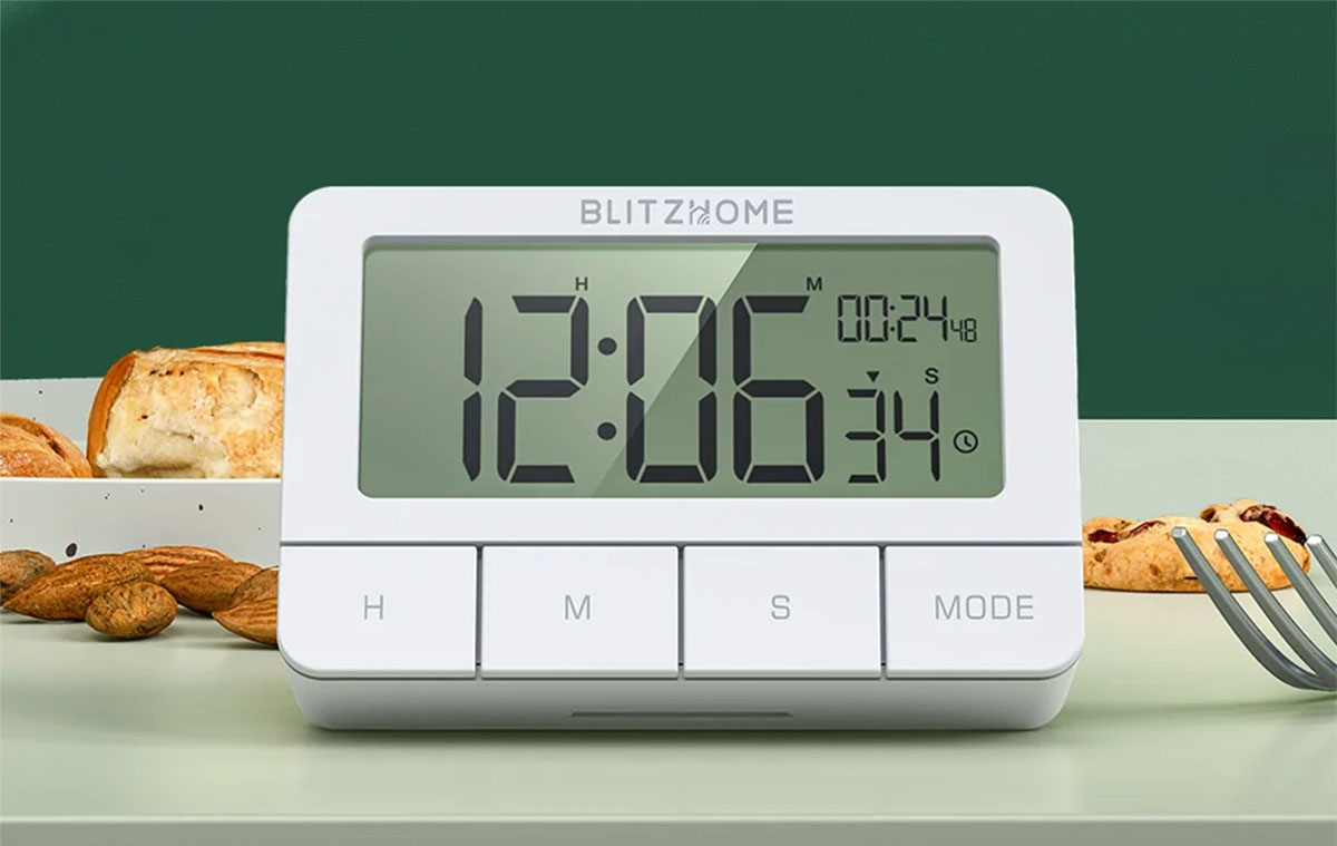 BiltzHome BH-TR01 - óra és profi időzítő / stopper egyben