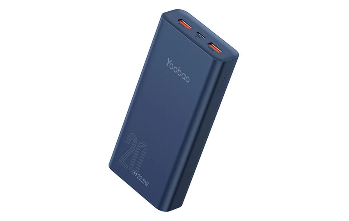 Olcsó 20000mAh power bank, gyorstöltéssel