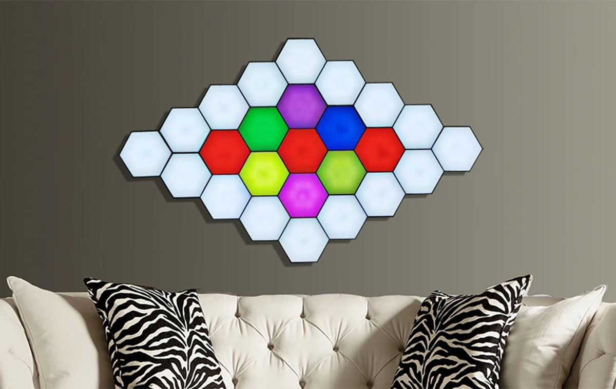 Látványos RGB puzzle világítás olcsón