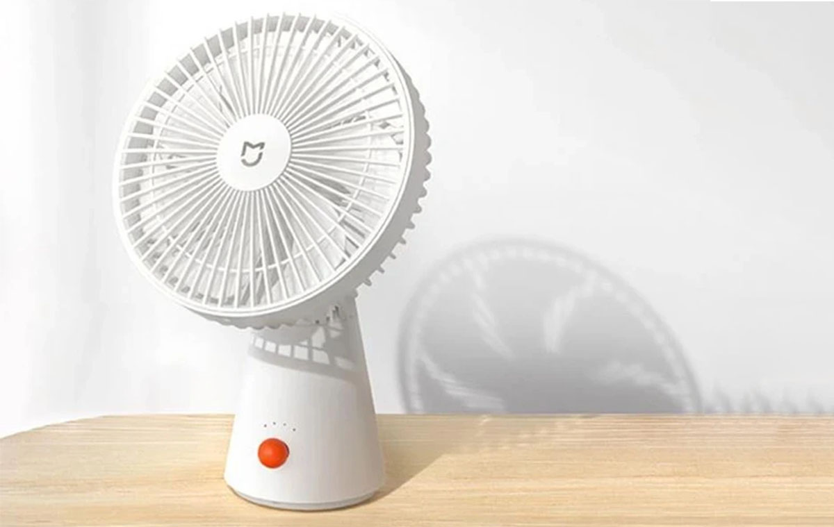 Bárhol lehűt a Xiaomi hordozható, akkumulátoros ventilátora