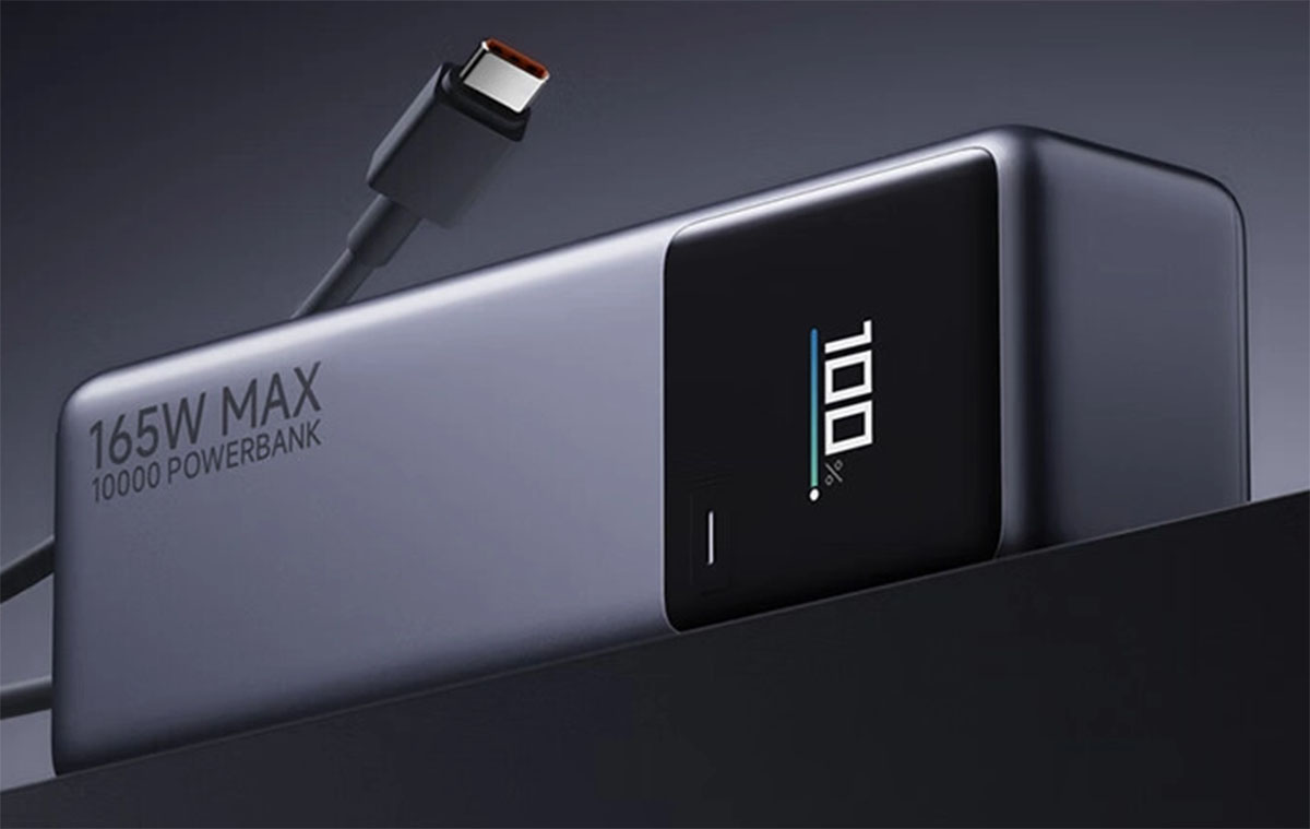 Nagyon nagy, 165W teljesítményű power bank érkezett a Xiaomi-tól