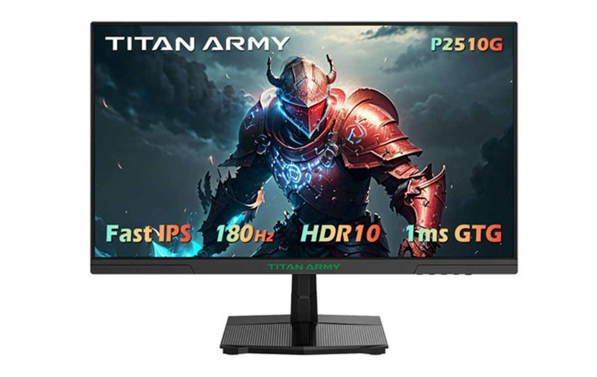 Szinte filléres 180Hz-es HDR gaming monitor hasznos extrákkal ad - TITAN ARMY P2510G