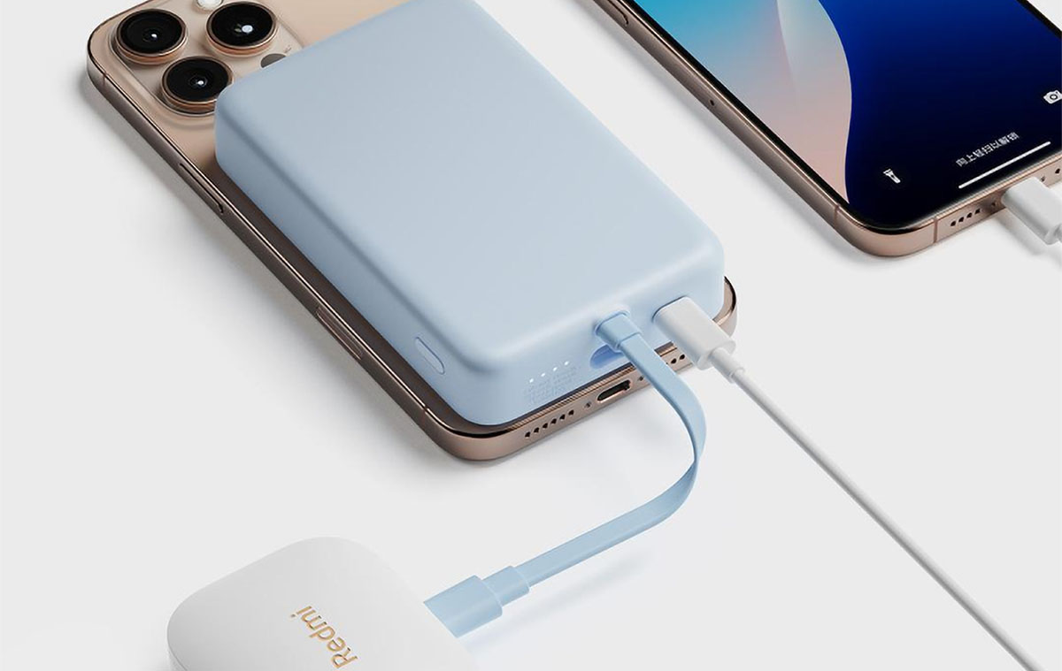 Extra nagy kapacitású, mégis kicsi Xiaomi power bank iPhone-hoz és bármihez