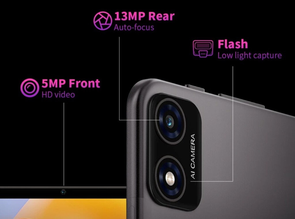 TECLAST T40S kamerák