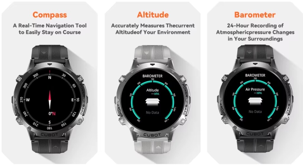 Légnyomás, magasság mérés