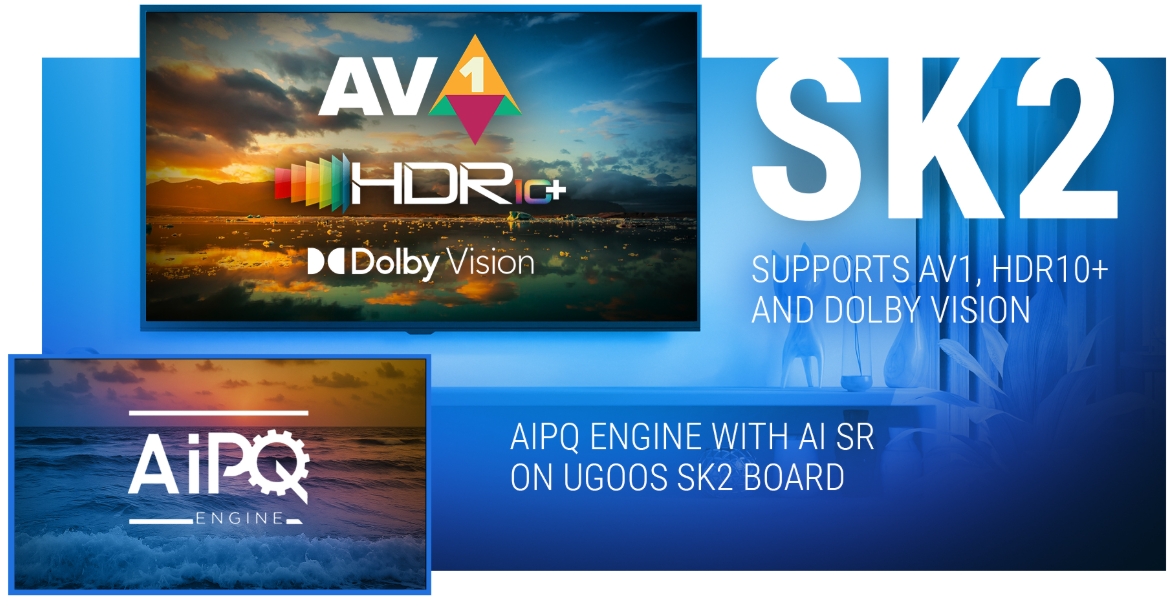Támogatja a Dolby Vision, HDR10+ és AV1 dekódolás