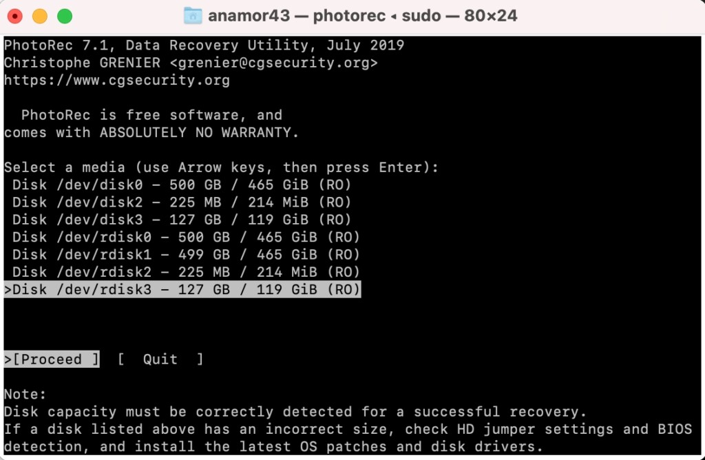 Photorec adatmentés