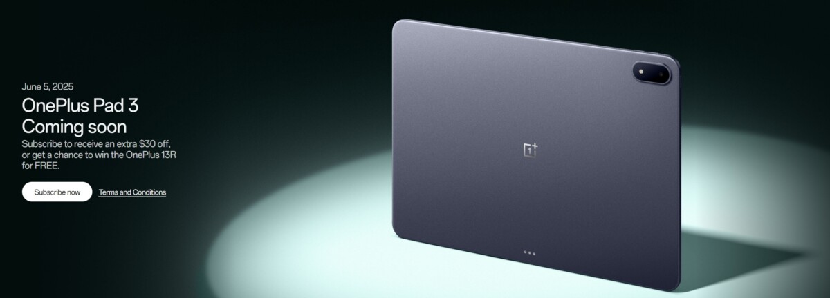 OnePlus Pad 3 megjelenés