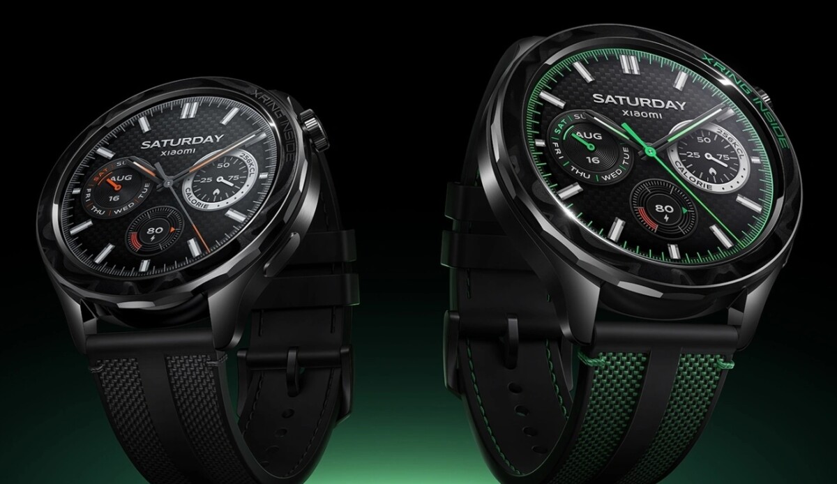 Xiaomi Watch S4 15th Anniversary Edition okosóra fekete és zöld változata