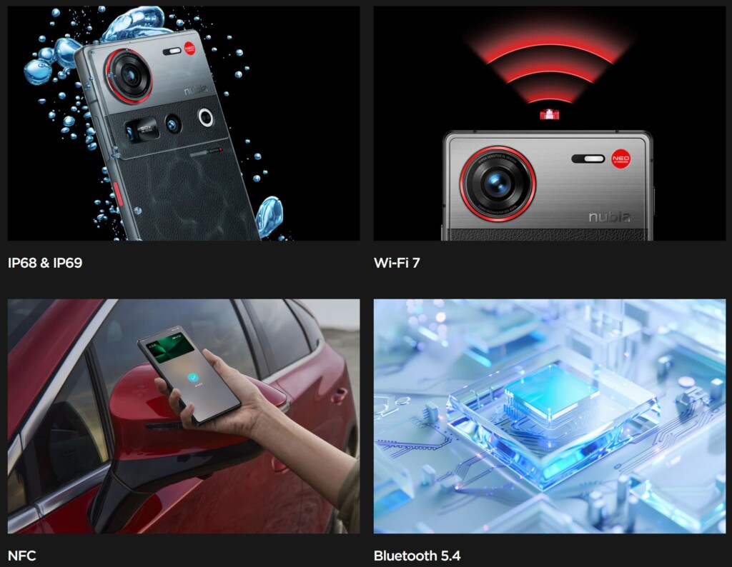 nubia Z70S Ultra extrák