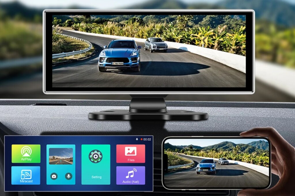 Android Auto és CarPlay kijelző mobil kijelző kivetítés