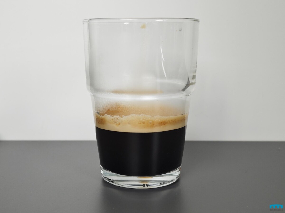 HiBREW H10 Plus lefőzött második kávé