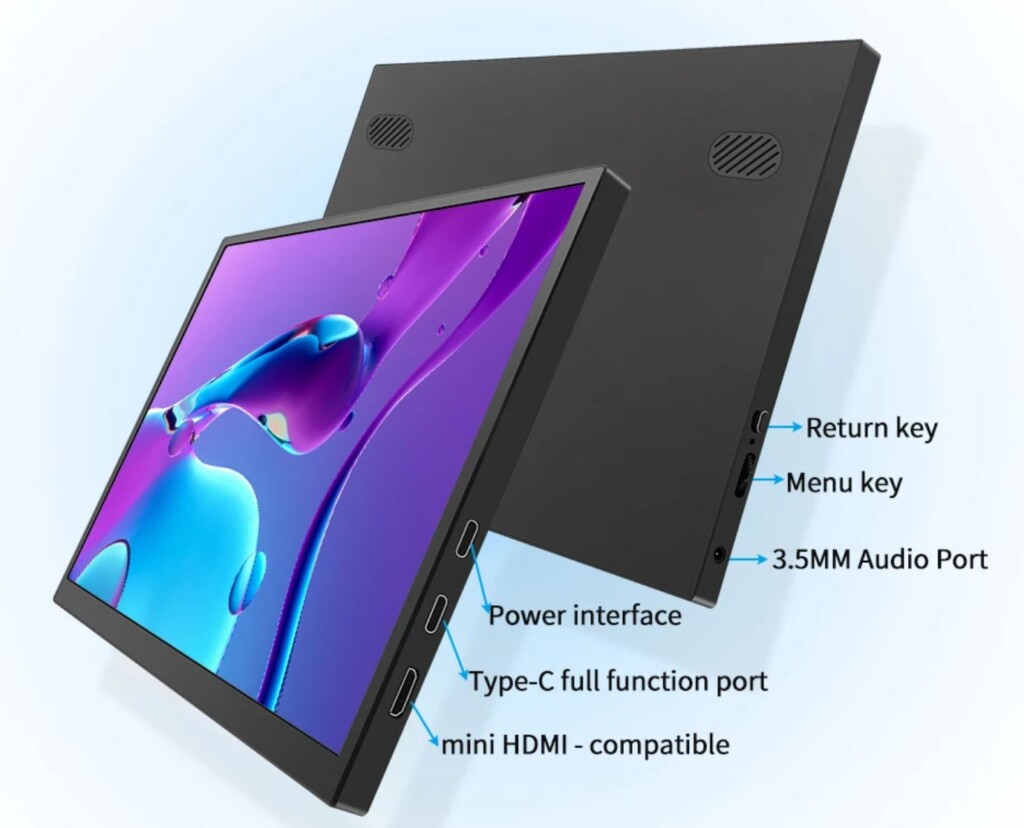 Hordozható monitor bemenetek