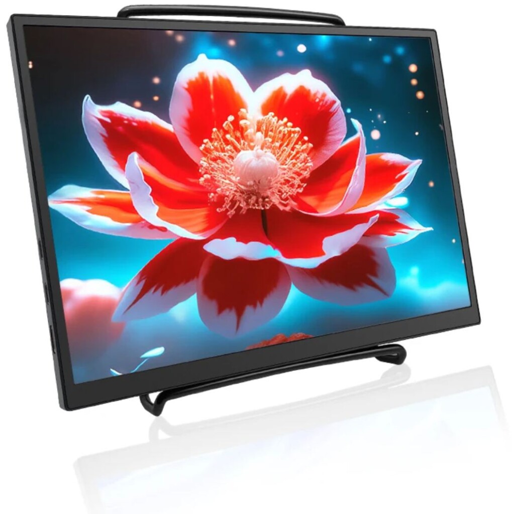 Hordozható monitor kitámasztva