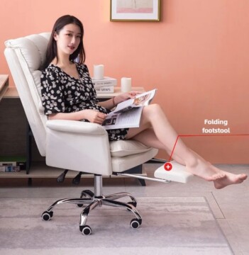 Lábtartós forgószék