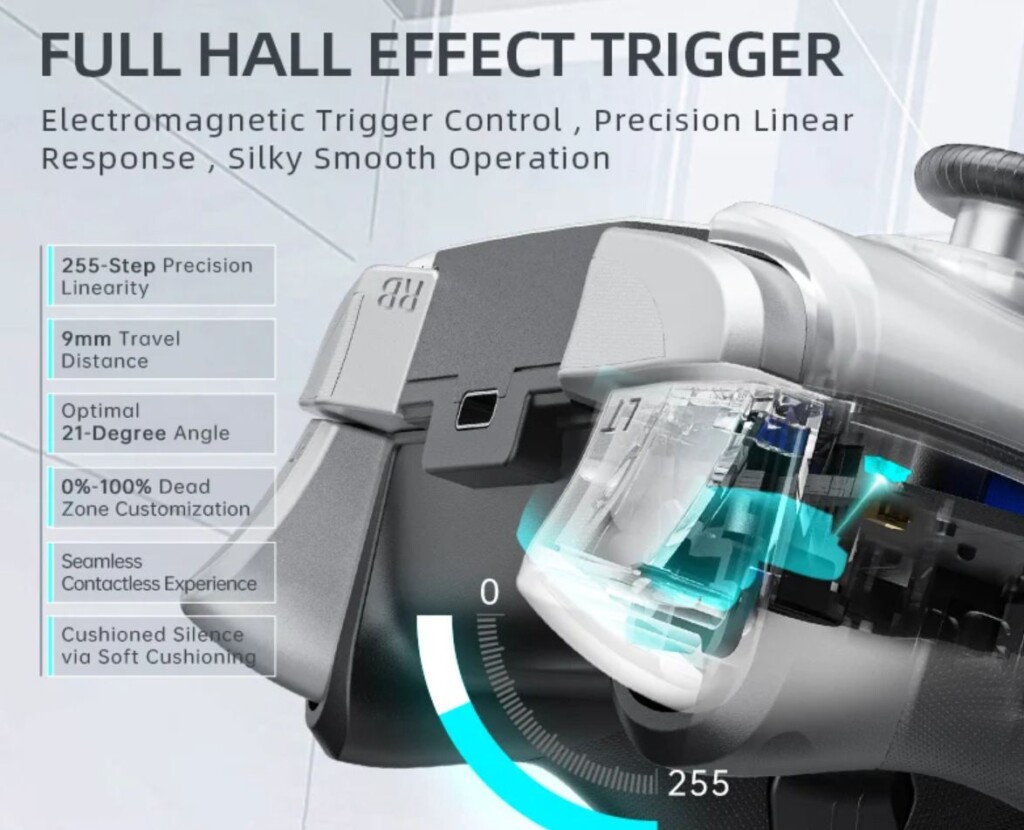 Machenike G5 Pro kontroller teljes Hall