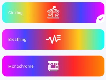 Tronsmart Fiitune X30 RGB módok