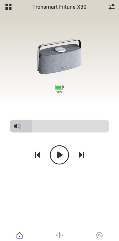 Tronsmart Fiitune X30 alkalmazás