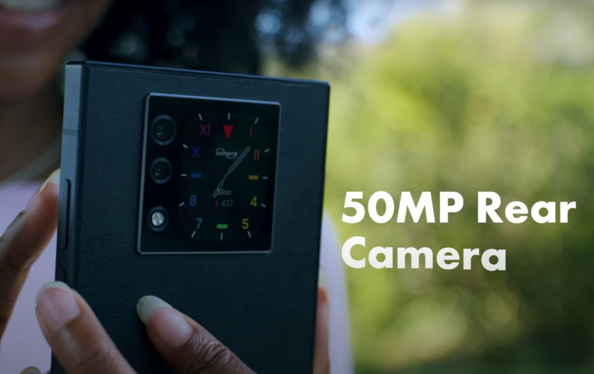 Unihertz Titan 2 hátlapi kijelző