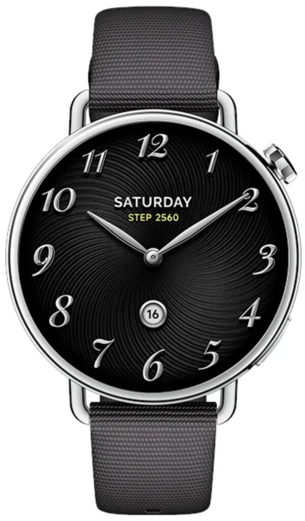 Xiaomi Watch S4 41mm - ezüst, fekete színnel.