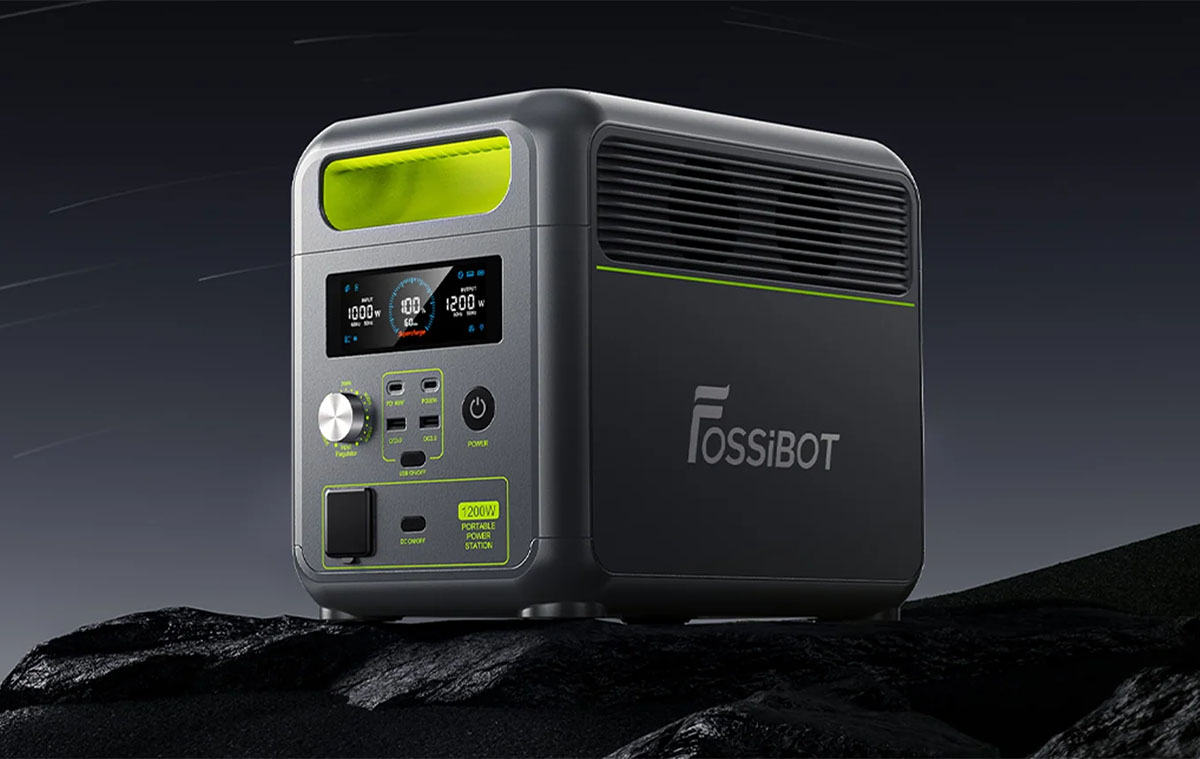 Áram nagy teljesítménnyel, bárhol is vagy: FOSSiBOT F1200 power station