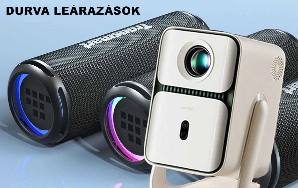 Ha bluetooth hangszórót, vagy projektort vennél, akkor most, mert sosem volt ennyire olcsók