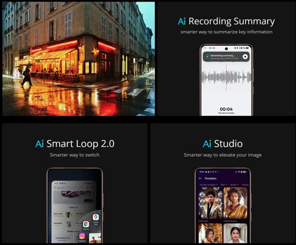 realme GT7 Pro AI funkciók