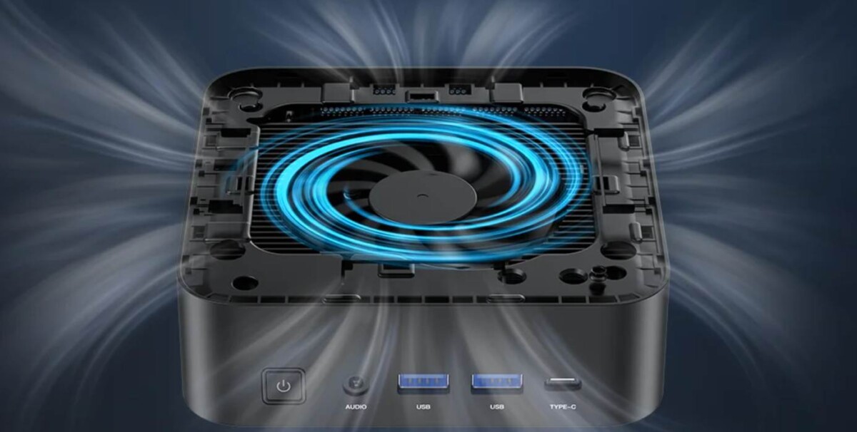 ACEMAGIC E3B mini PC aktív hűtés