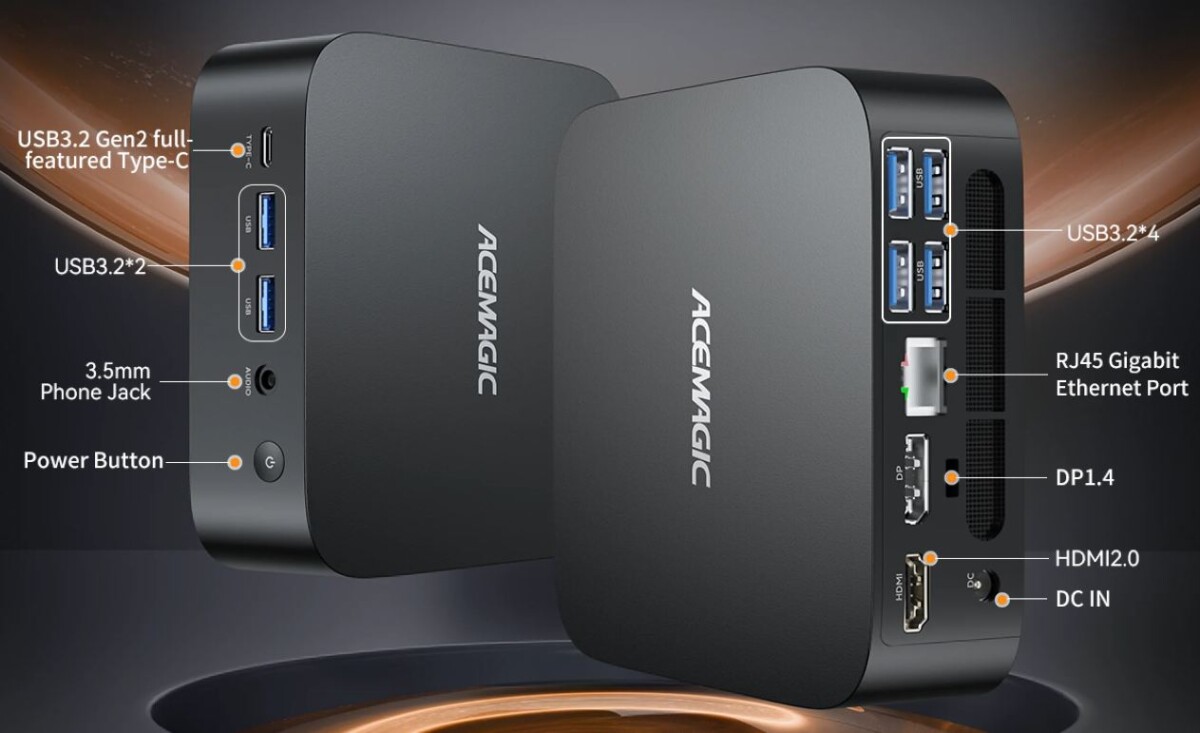 ACEMAGIC K1 bemenetek