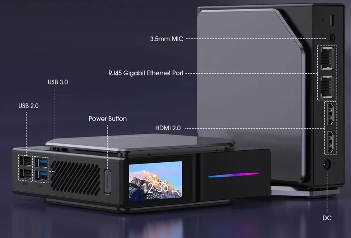 ACEMAGIC S1 bemenetek