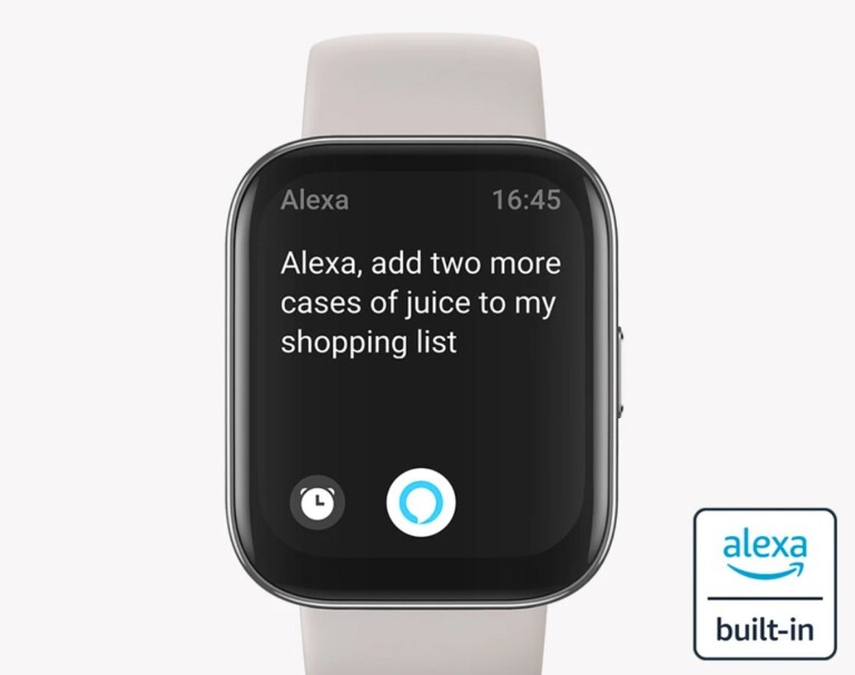 Amazfit Bip 5 Unity okosóra Amazon Alexa