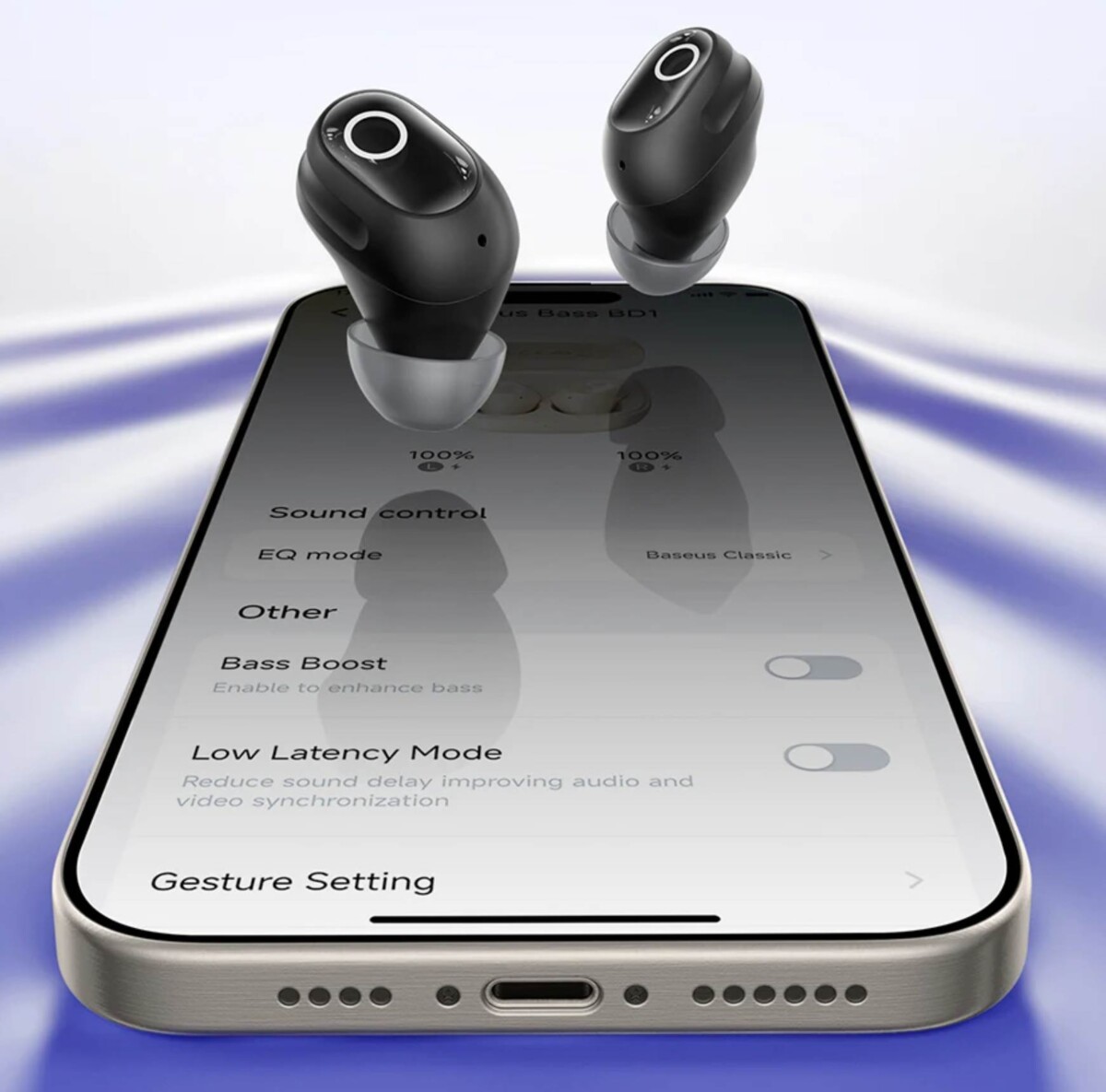 Baseus Bass BD1 alkalmazás használat