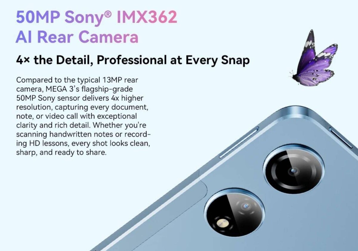 Blackview MEGA 3 kamerák