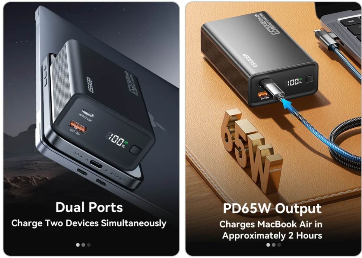 Essager pwer bank portok