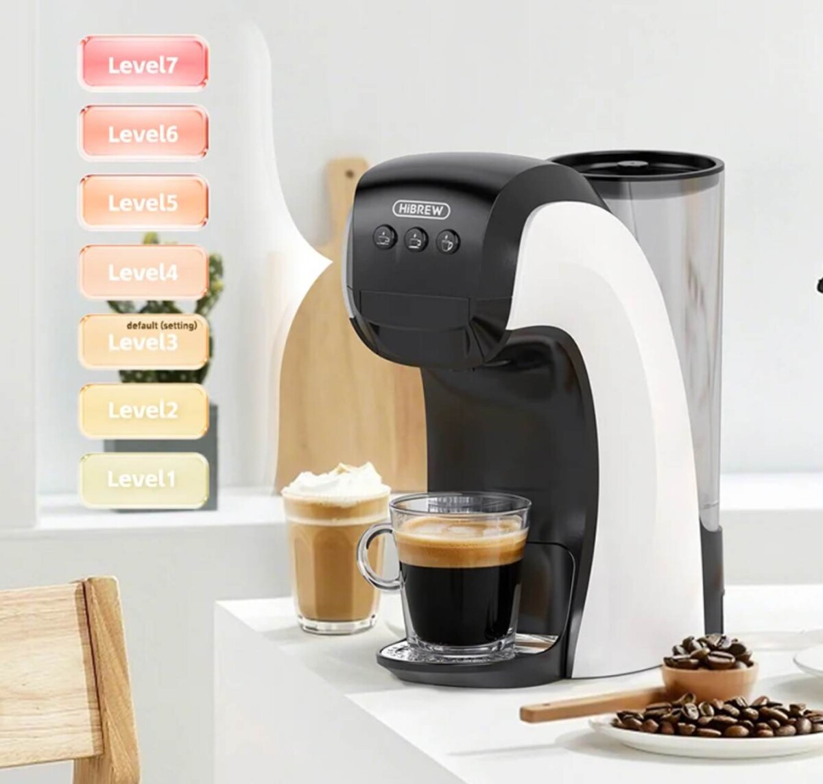 HiBREW H3B beállítási lehetőségek