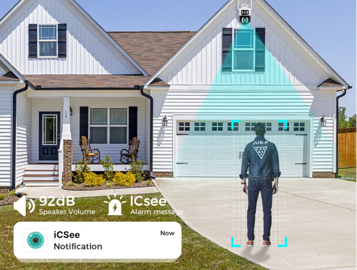 Hiseeu biztonsági kamera AI alapú humanoid felismerés