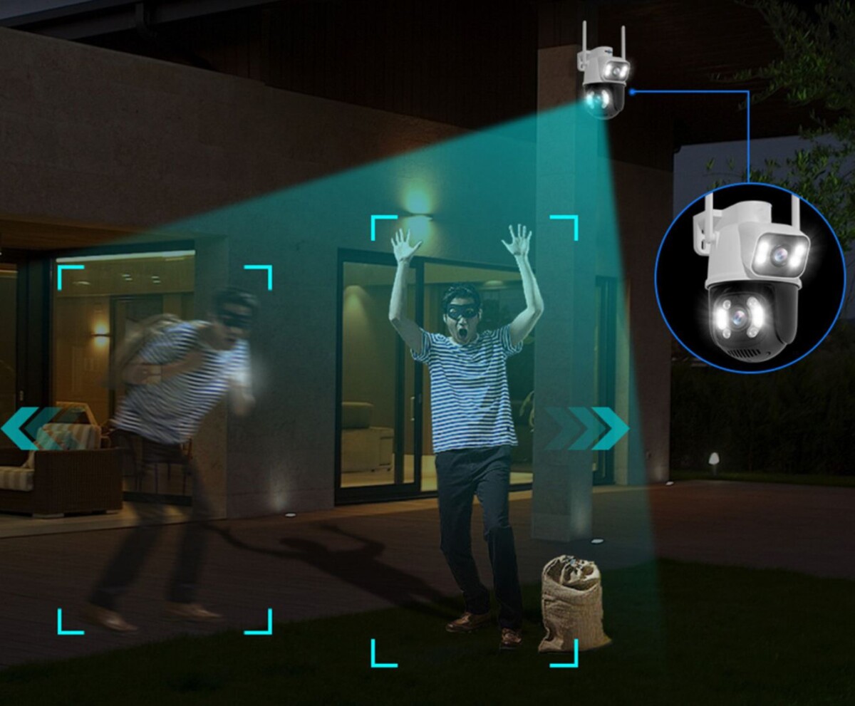 Hiseeu biztonsági kamera mozgáskövetés