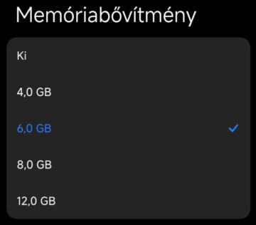 POCO F7 memóriabővítmény