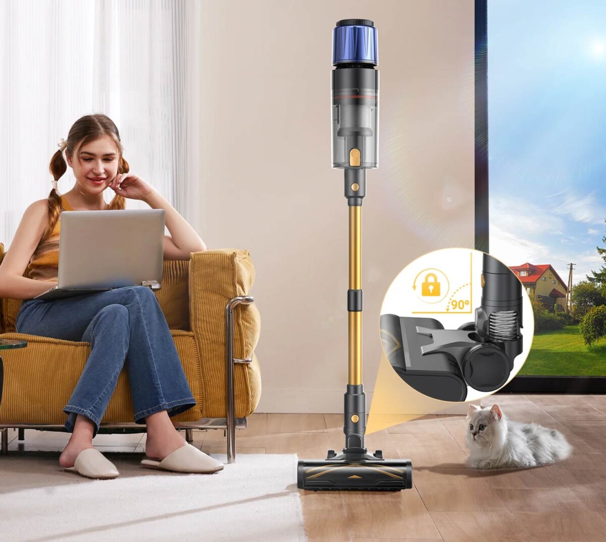 Proscenic P15 vezetéknélküli porszívó