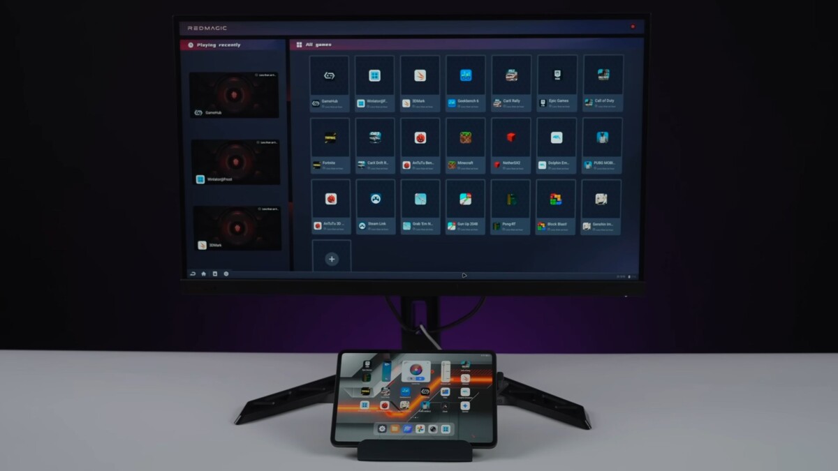 REDMAGIC Astra tablet játékkonzol mód