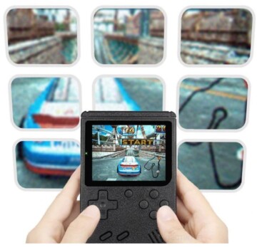 Retro kézi játékkonzol 500 játék