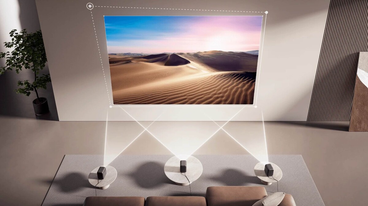 Xiaomi Smart Projector L1 automatikus képkorrekció