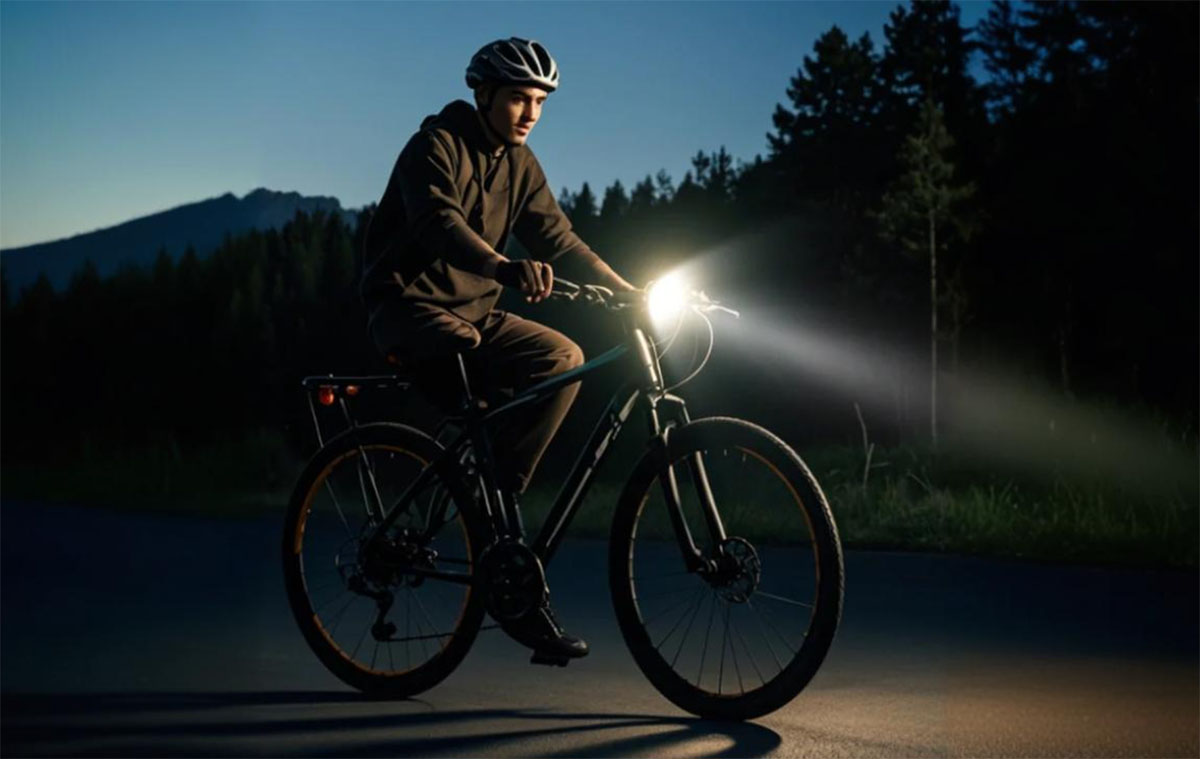 Fókuszban a biztonság: olcsó, napelemes bicikli és roller lámpa nagy fényerővel