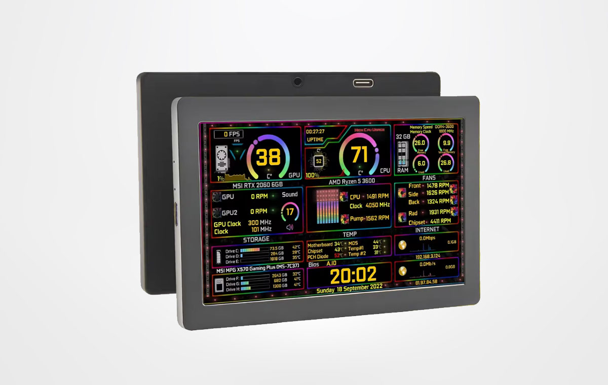 Minden PC zseniális és látványos kiegészítője ez a másodlagos monitor erőforrások kijelzéséhez