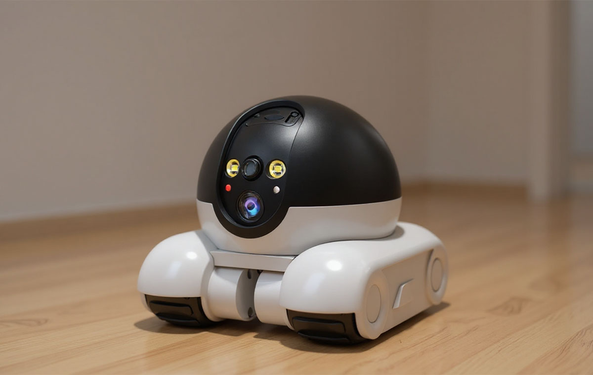 Nézz szét a lakásban bárhol is vagy, ezzel a mozgatható biztonsági kamerával