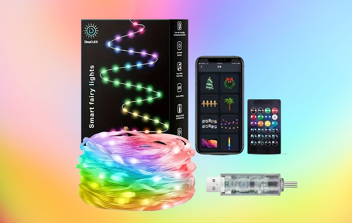 Okos LED fényfüzér: amikor a dekoráció is high-tech