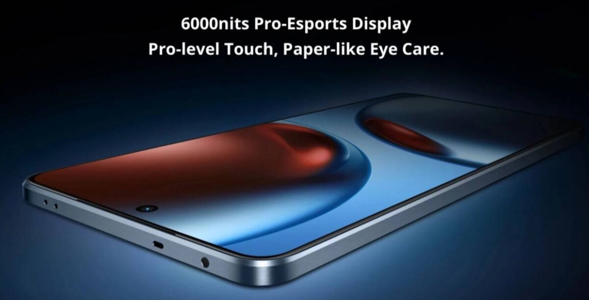 realme GT 7T kijelző