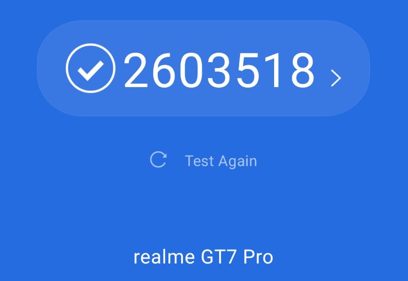 realme GT 7 Pro AnTuTu