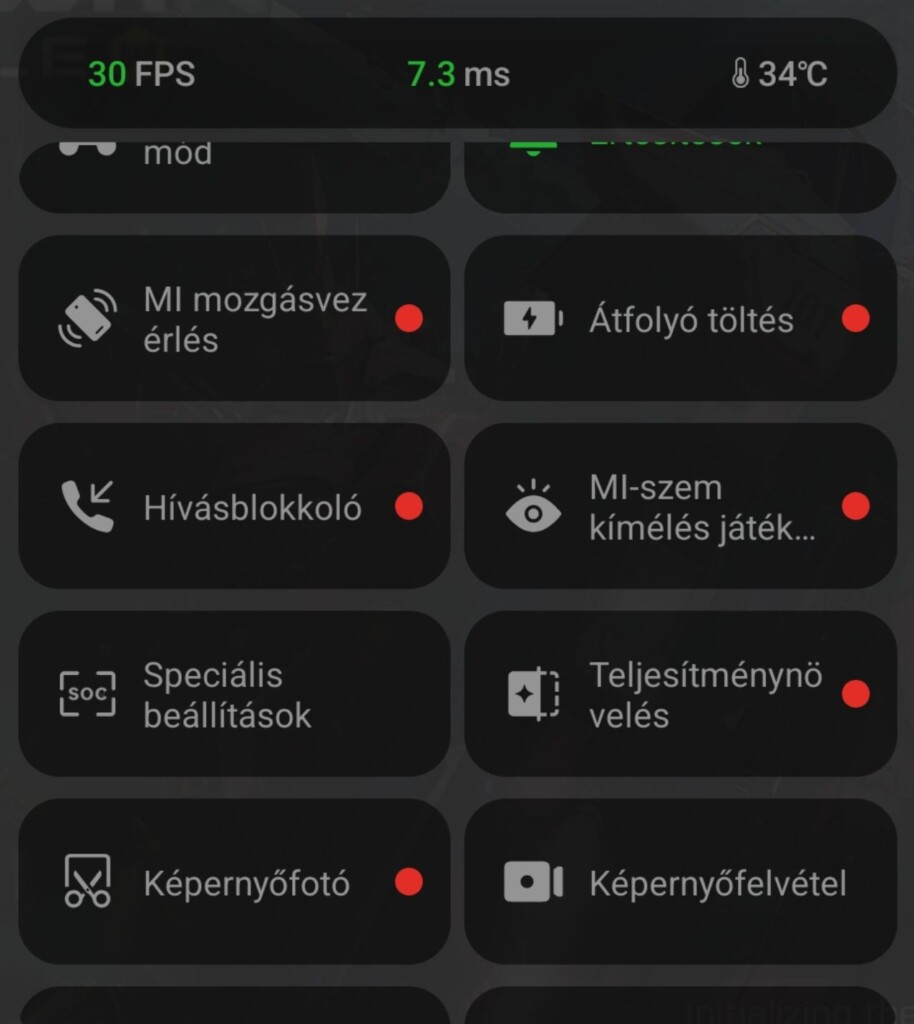 realme GT 7 Pro játék eszközök