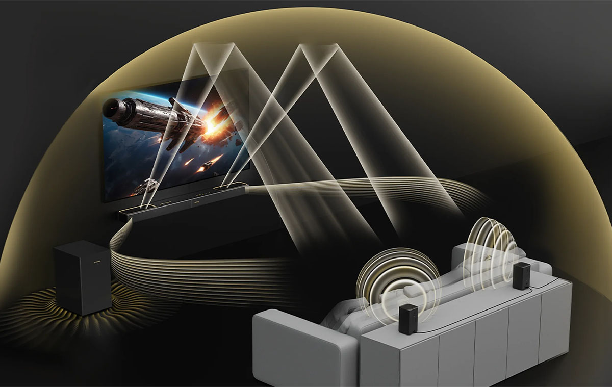 Ultimea Skywave F40 Boom Dolby Atmos TV hangszóró - amikor a nappali moziterem lesz